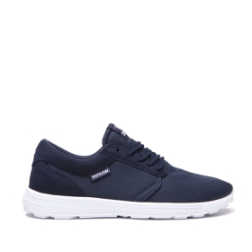 Supra Mens HAMMER RUN Navy/White/white Low Top Shoes | CA-31382